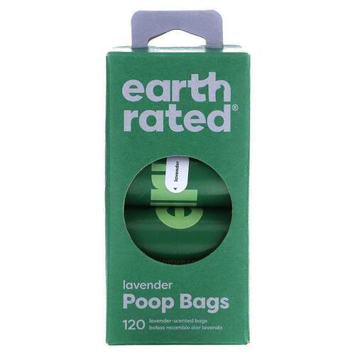 Earth Rated,狗狗粪便袋，无香味，120 袋，8 卷。