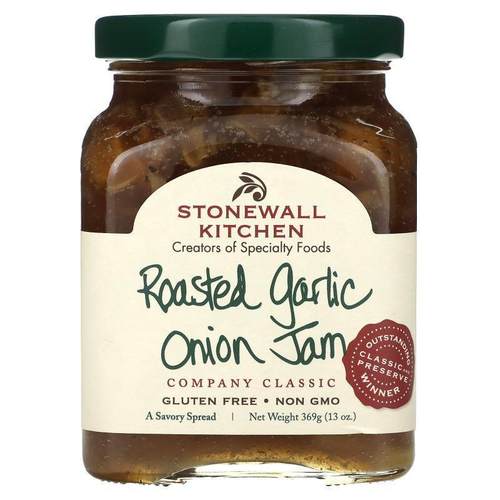 Stonewall Kitchen,Roasted Garlic Onion Jam, 13 oz (369 g)