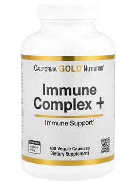 California Gold Nutrition,Immune Complex +, 180 Veggie Capsu