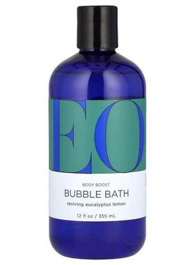 EO Products,Body Boost Bubble Bath, Reviving Eucalyptus Lemo