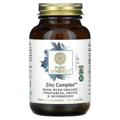 Pure Synergy,Zinc Complex, 60 Capsules