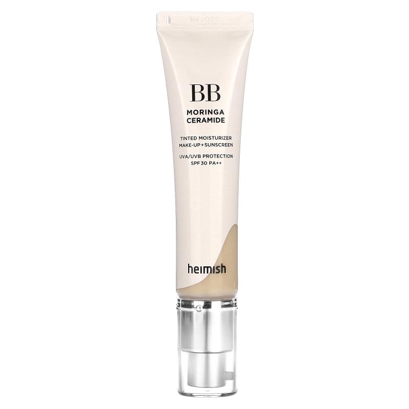 heimish,moringa ceramide bb cream, tinted moisturizer make-u