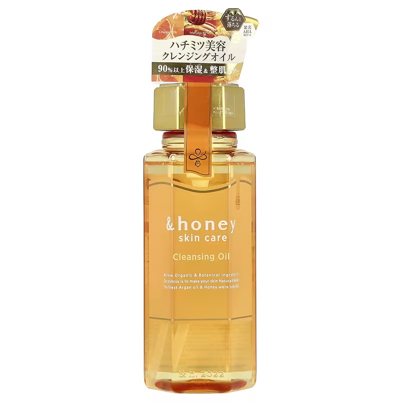 &amp;honey卸妆油皮肤护理含麦卢卡蜂蜜卸妆毛孔清洁保湿