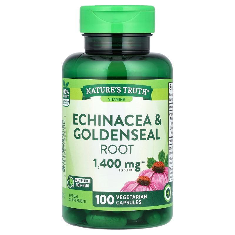 Nature's Truth,Echinacea &amp;amp; Goldenseal Root, 1,40