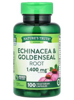 Nature's Truth,Echinacea &amp;amp; Goldenseal Root, 1,40