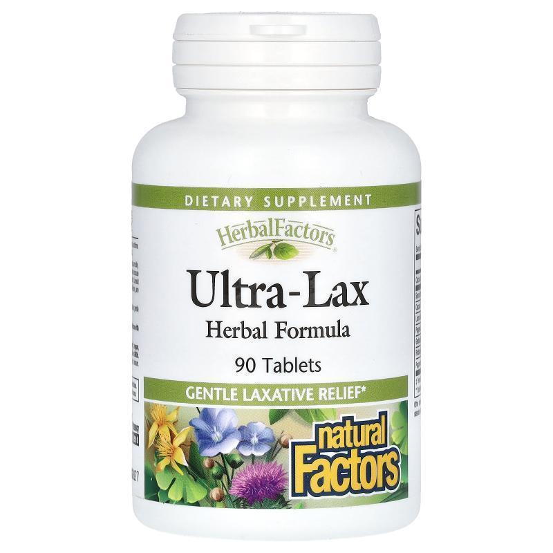 Natural Factors,Ultra-Lax，草本配方，90片