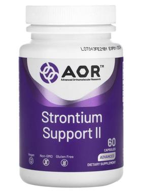 Advanced Orthomolecular Research AOR,Strontium Support II, 6