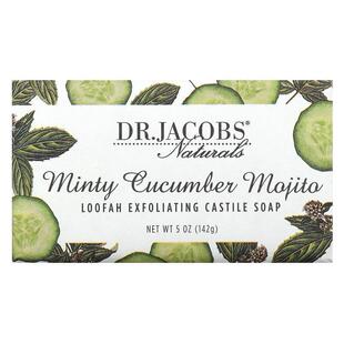Dr. Jacobs Naturals,Loofah Exfoliating Castile Bar Soap, Min