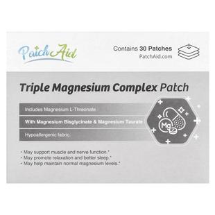 PatchAid,Triple Magnesium Complex Patch, 30 Patches