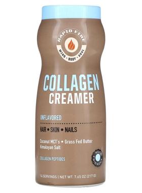 RAPIDFIRE,胶原蛋白奶精，天然风味，7.6 盎司（214.2 克）