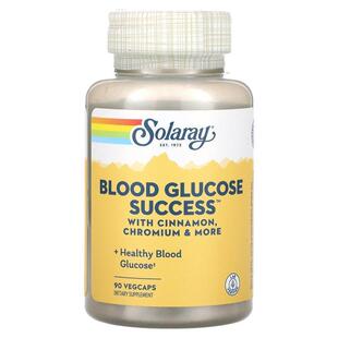 Solaray,Blood Glucose Success，90 粒素食胶囊