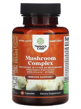 Natures Craft,Mushroom Complex, 60 Capsules
