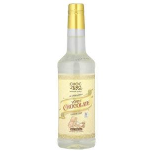 无糖 26.5 盎司 ChocZero 毫升 白巧克力 750 优质糖浆