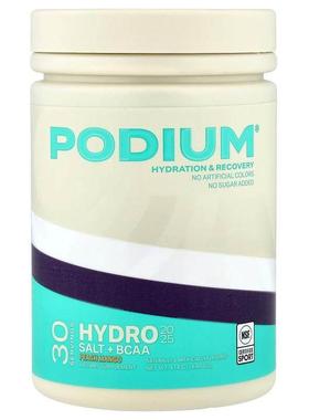 Podium Nutrition,Hydro & Salt 2025 + BCAA, Peach Mango,