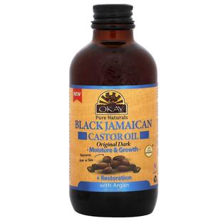 Okay Pure Naturals,Black Jamaican Castor Oil, Original Dark,