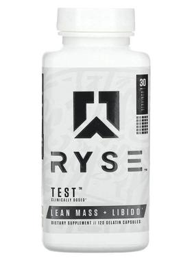 Ryse Supps,Test，瘦体重 + 欲望，120 粒明胶胶囊