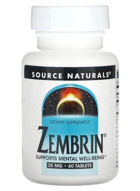 源美,Zembrin, 25 mg, 30 Tablets