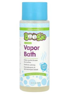 Boogie Wipes,Bubbling Vapor Bath, Mint Eucalyptus, 10 fl oz