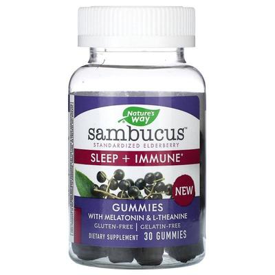 然萃维,Sambucus, Sleep + Immune, 30 Gummies