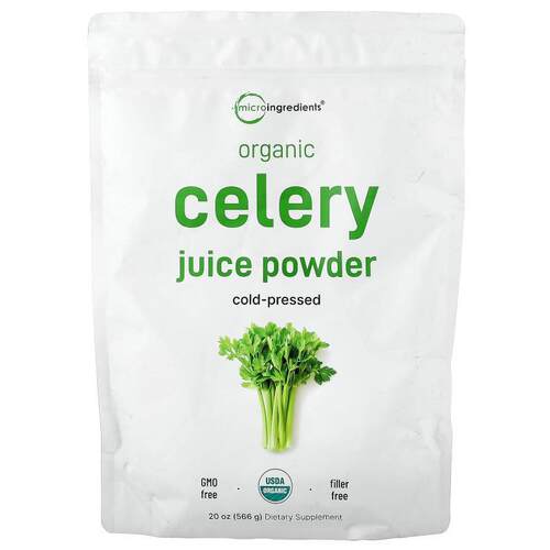 Micro Ingredients,Organic Celery Juice Powder, 20 oz (566 g)