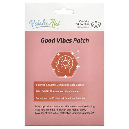 PatchAid,Good Vibes Patch, 30 Patches