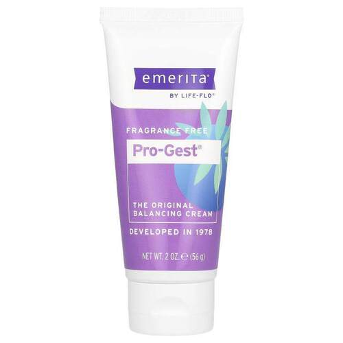Emerita,Pro-Gest 黄体酮乳霜，无香型，4 盎司（112 克）