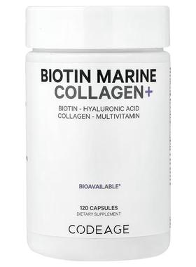 Codeage,野生捕捞生物维生素海洋胶原蛋白透明质酸
