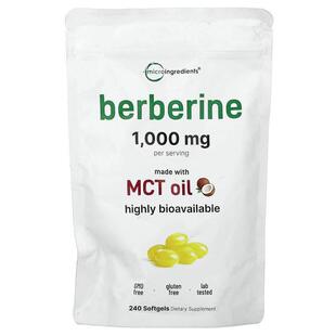 Micro Ingredients,Berberine, 240 Softgels (250 mg per Softge