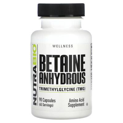 Nutrabio Labs,Betaine Anhydrous, 90 Capsules