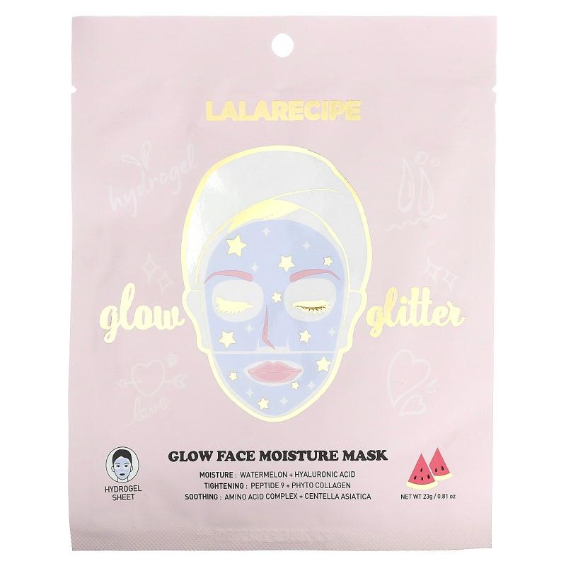 Lalarecipe,Glow Face Moisture Beauty Mask, 1 Sheet Mask, 0.8