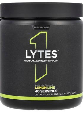 Rule One Proteins,Lytes, Lemon Lime, 7.76 oz (220 g)