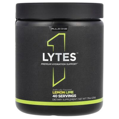 Rule One Proteins,Lytes, Lemon Lime, 7.76 oz (220 g)