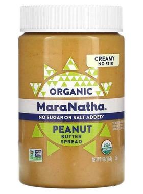 MaraNatha,Organic Peanut Butter Spread, Creamy, 16 oz (454 g