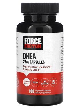 Force Factor,DHEA, 25 mg, 100 Vegetable Capsules