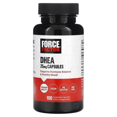 Force Factor,DHEA, 25 mg, 100 Vegetable Capsules