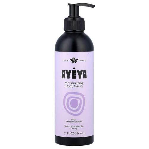 Ayeya,Moisturizing Body Wash, Lavender, 12 fl oz (354 ml)