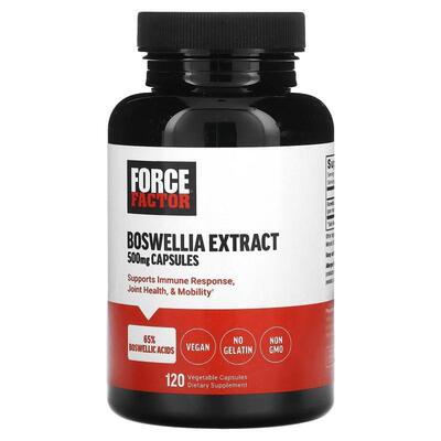 Force Factor,Boswellia Extract, 500 mg, 120 Vegetable Capsul