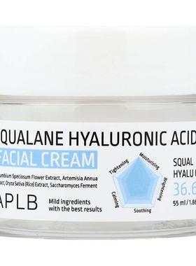 APLB,Squalane Hyaluronic Acid Facial Cream , 1.86 fl oz (55