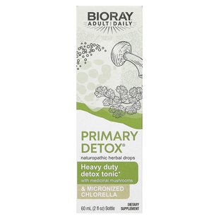 Bioray,Primary Detox,优效解除毒素滋补品,无酒精,2 液量盎司