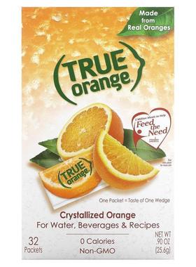 True Citrus,True Orange，结晶橙，0.90 oz （25.6 g）