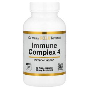 California Gold Nutrition,Immune Complex 4, 60 Veggie Capsul
