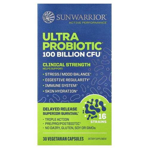 太阳勇士,Ultra Probiotic, 30 Vegetarian Capsules