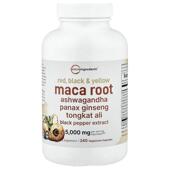 Vegetarian Micro Capsules Root 240 Ingredients Maca