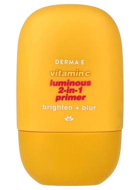 DERMA E,Vitamin C Luminous 2-in-1 Primer, For All Skin Types