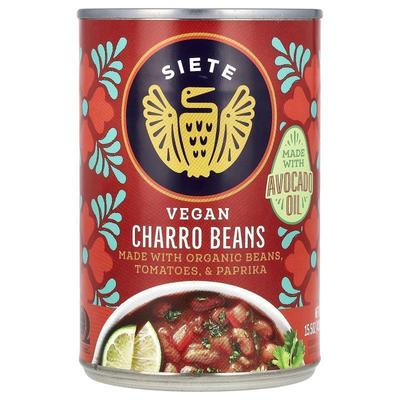 Siete,Vegan Charro Beans, 15.5 oz (439 g)