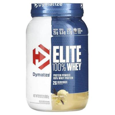 Dymatize，精英100%乳清蛋白美味香草