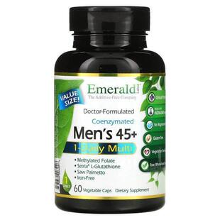 Coenzymated 男性 45+ 每日 1 粒复合维生素60 粒素食胶囊