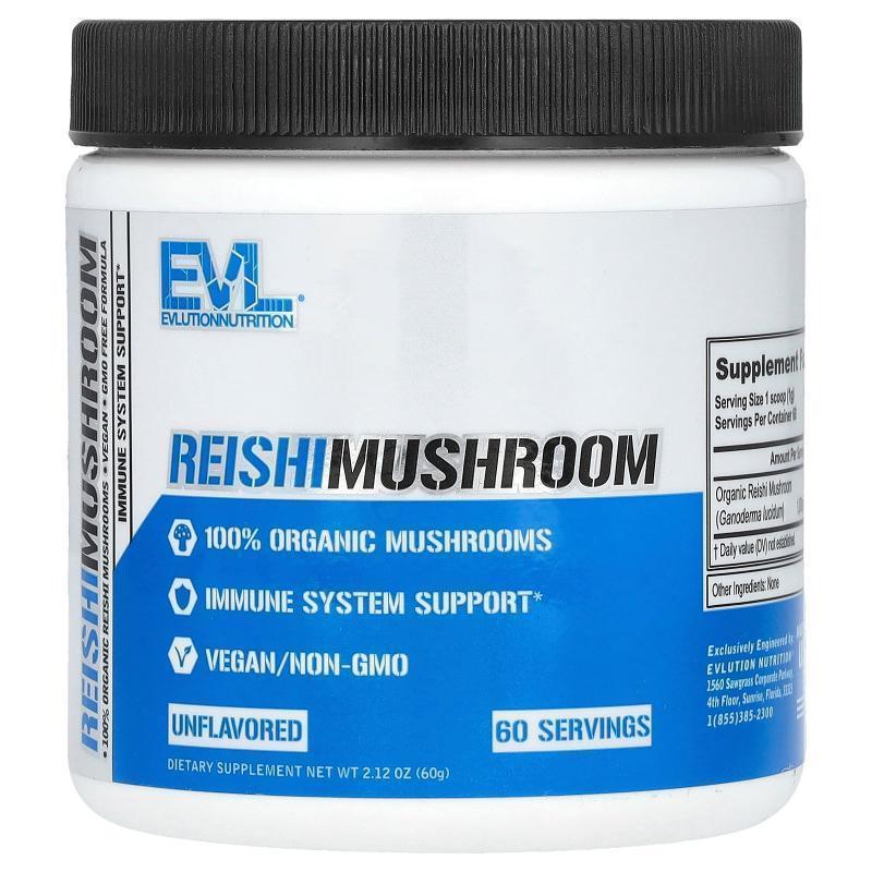 EVL,Reishi Mushroom, Unflavored, 2.12 oz (60 g)