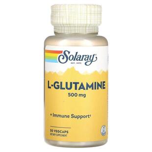 Solaray,L-Glutamine , 500 mg , 50 VegCaps