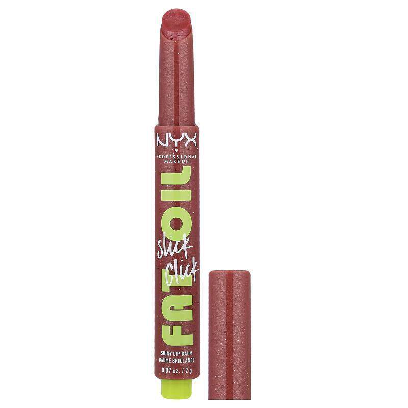 NYX Professional Makeup,Fat Oil Slick Click，闪亮润唇膏，03